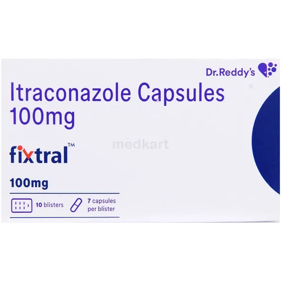 fixtral 100mg capsule 7's